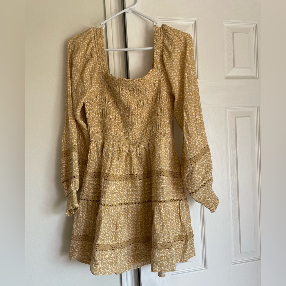 AE Floral Yellow Dress